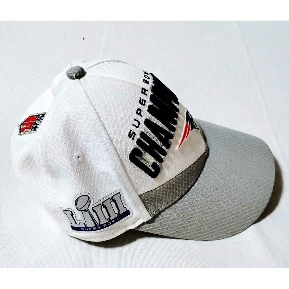 New Era 9FORTY New England Patriots Super Bowl LIII Champions Hat Youth Adjust